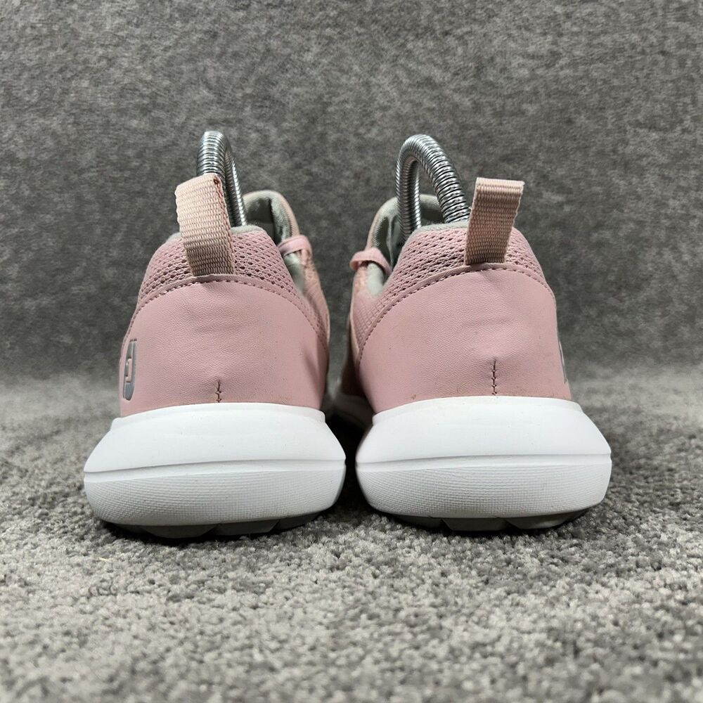 FootJoy Fj Flex 95730 Women's Size 7 M Pink White Spikeless Golf Shoes Used - Picture 8 of 13
